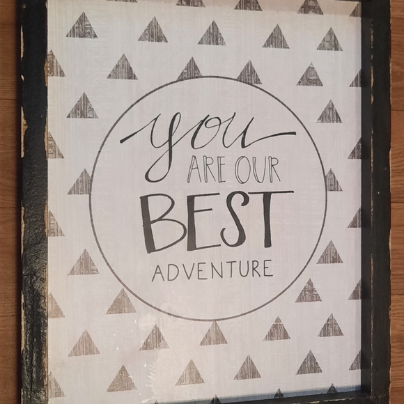 SOLD You Are Our Best Adventure Wall Decor - Picture 2 of 6